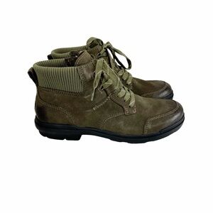 UGG Hapsburg Ankle Lace up Boot in Slate Green 10